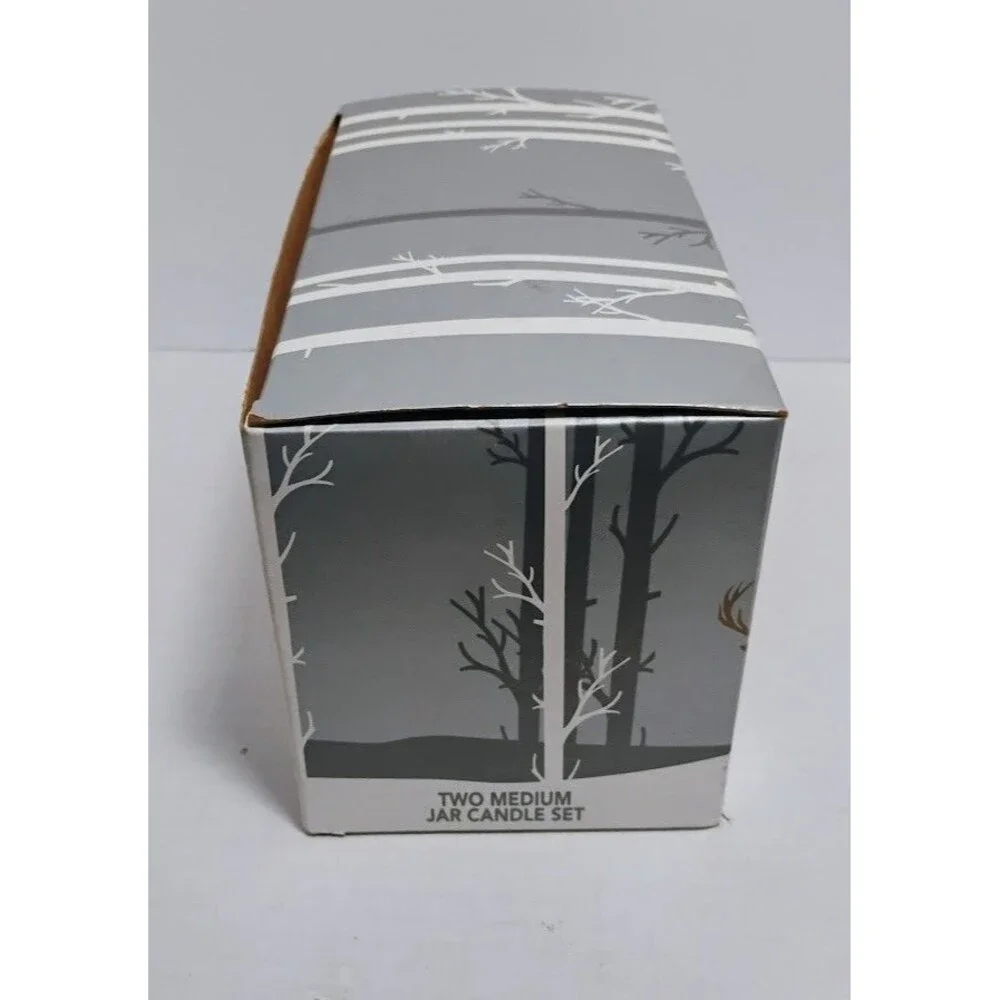 YANKEE CANDLE TWO MEDIUM JAR CANDLE SET BALSAM & CEDAR SPARKLING CINNMON 14.5 OZ - Picture 4 of 7